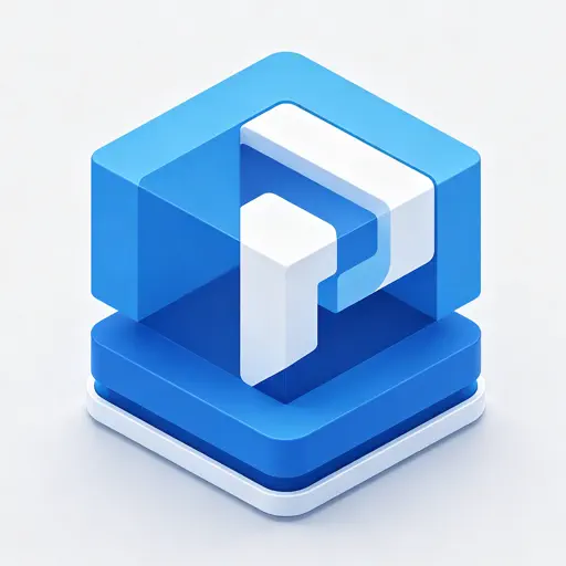 Kver 在 App Store 使用的蓝色立体 App 图标