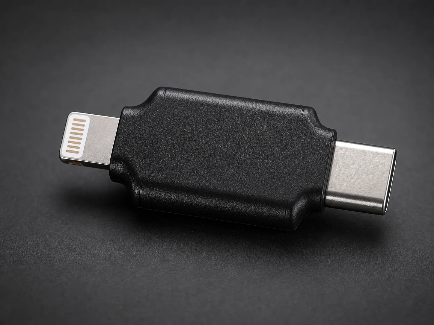 HHJ Pro Lightning and USB-C connector detail generated from a product photograph