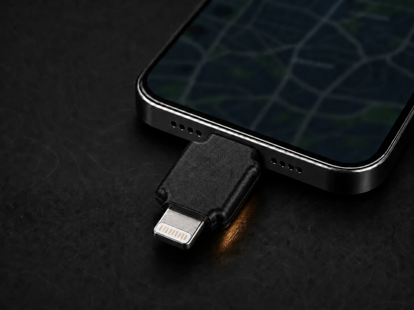 HHJ Pro branché sur un iPhone